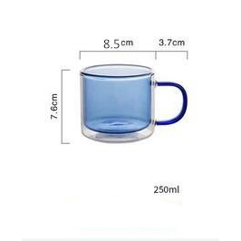 Gambar produk GU26C Gelas Mug Coffee Tea Glass 250ml - HJJT-01