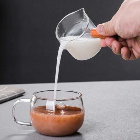 One Two Cups Gelas Takar Espresso Measuring Cup Double Mouth 70ml - S08 - Transparent