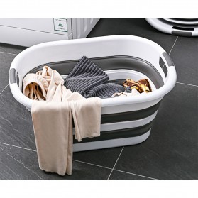 MIHOME Baskom Ember Lipat Laundry Water Bucket Foldable Collapsible 40L - FB4610 - Black - 5