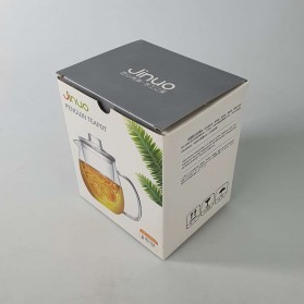Jinuo Teko Pitcher Glass Teapot Japanese Style Tea Infuse 1200ml - CV102 - Transparent - 9