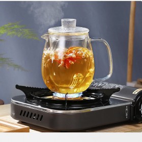 Jinuo Teko Pitcher Glass Teapot Japanese Style Tea Infuse 1200ml - CV102 - Transparent - 2