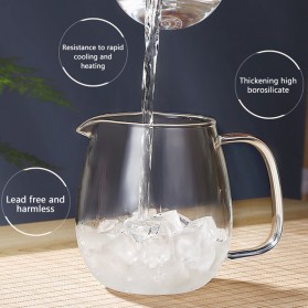 Jinuo Teko Pitcher Glass Teapot Japanese Style Tea Infuse 1200ml - CV102 - Transparent - 8