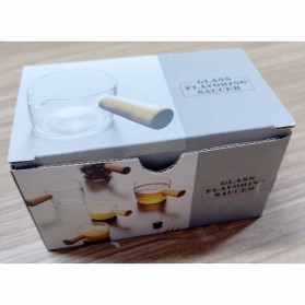 DROHOEY Gelas Takar Multi-Functional Taste Dish Coffee 100ml with Handle Glass - S09 - White - 7
