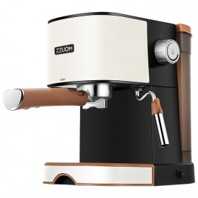 ZZUOM Mesin Kopi Semi Automatic Espresso Coffee Machine Pressure Milk Foam - MX-CM6826T - White