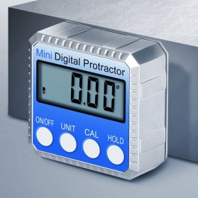 Syntek Digital Protractor Inclinometer Alat Ukur Sudut Kemiringan Portable - DR168 - Blue