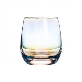 LOULONG Gelas Cangkir Glass Crystal Champagne Wine Rainbow Goblet 350ml - XR1028 - Multi-Color - 1