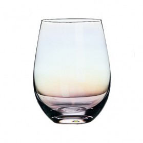 LOULONG Gelas Cangkir Glass Crystal Champagne Wine Rainbow Goblet 540ml - XR1028 - Multi-Color