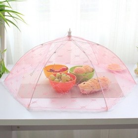 TEENRA Tudung Saji Cover Penutup Makan Umbrella Food Cover 60cm - FAN-08 - Mix Color - 2