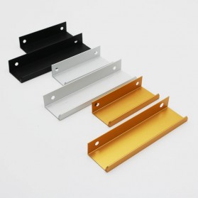 PQB Handle Drawer Cabinet Pulls Knobs Stainless Steel - LK-004-KB - Black - 6