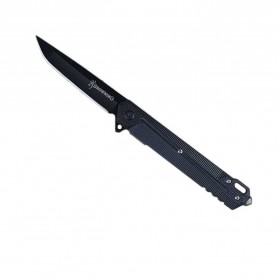 Pisau & EDC Survival - BROWNING Pisau Lipat Outdoor Portable Knife Survival Tool - HTG11 - Black