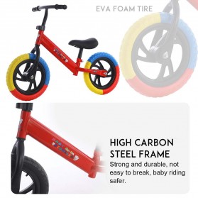 Happybaby Sepeda Keseimbangan Anak Learning Balance Child Bike - FX02 - Red - 4