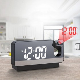Ruyun Jam Alarm Digital Proyektor Temperature - S282A - Black