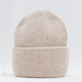 XIADAILA Kupluk Wool Winter Beanie Hat - XIA97 - Beige