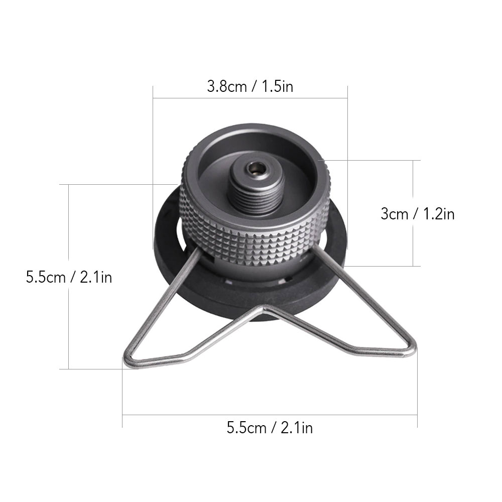 Gambar produk Campingmoon Adapter Nozzle Tabung Gas Butane Cartridge Head Conversion - Z10