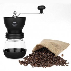 One Two Cups Alat Penggiling Kopi Manual Coffee Grinder - CF4146 - Black