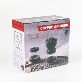 One Two Cups Alat Penggiling Kopi Manual Coffee Grinder - CF4146 - Black - 11