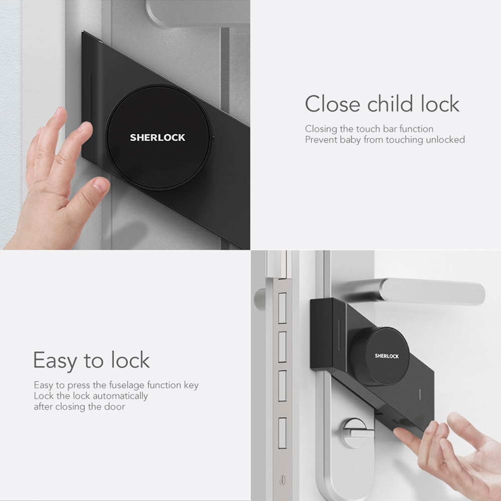 Sherlock S2 Smart Door Lock Home Keyless Fingerprint  Kunci 