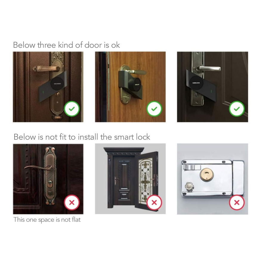 Sherlock S2 Smart Door Lock Home Keyless Fingerprint  Kunci 