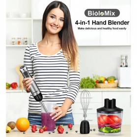 Biolomix Blender Buah Makanan Multifungsi Beater Mixer 1200W - BHB1200 - Silver - 6
