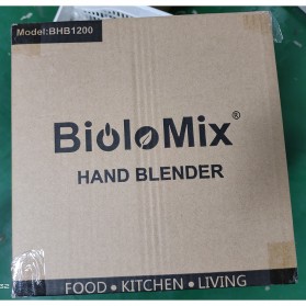 Biolomix Blender Buah Makanan Multifungsi Beater Mixer 1200W - BHB1200 - Silver - 11
