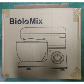 Biolomix Alat Pembuat Kue Roti Stand Mixer Whisk Blender 1200W 4L - BM6178 - Red - 11