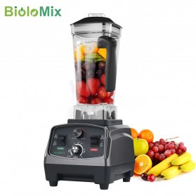 Biolomix Blender Mixer Juicer Buah Heavy Duty Commercial 2200W - T5200 - Black