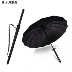 Payung Hujan - HHYUKIMI Payung Unik Jepang Bentuk Samurai Katana - B062 - Black