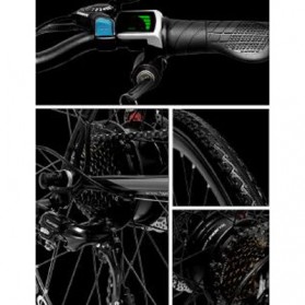 Lankeleisi Sepeda Elektrik MTB Smart Moped XINCHI 48V 10.4AH - T8 - Black/Gray - 9