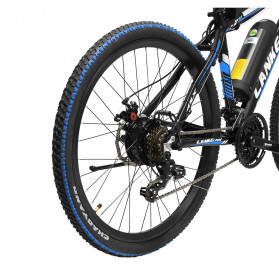 Lankeleisi Sepeda Elektrik Smart Moped 48V 10AH - MX3.8 - Black/Blue - 7