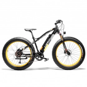 Lankeleisi Sepeda Elektrik Smart Road Bicycle Moped 36V 16AH - XC4000 - Black/Yellow - 1