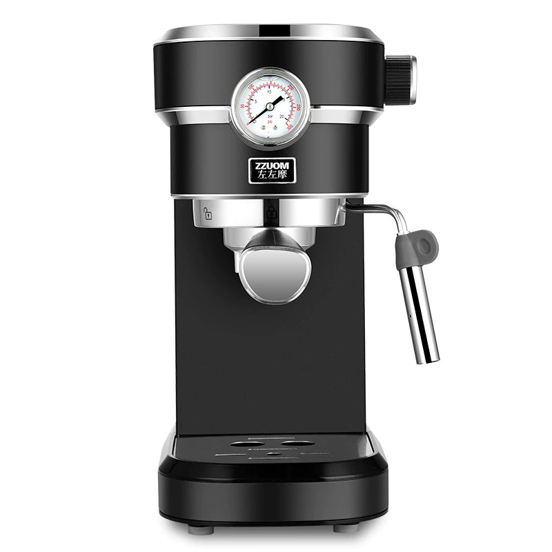 ZZUOM Mesin Kopi Semi Automatic Espresso 15 Bar Italian Coffee Machine 1.1 Liter - BG168T ...