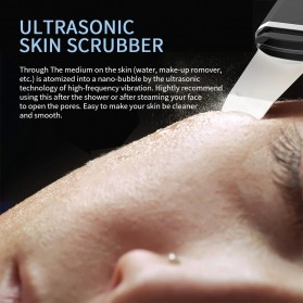 ANLAN JD-CP001 Pembersih Wajah Elektrik Ultrasonic Facial Skin Scrubber Ion Acne Skin Cleanser - ALCPJ05-02 - White - 5