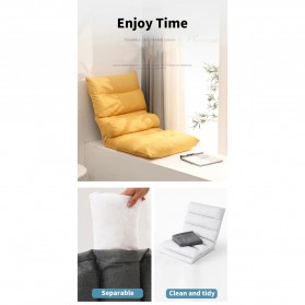 Vieruodis Kursi Lipat Folding Lounger Home Lazy Sofa 6 Grids - VDS14 - Gray - 4