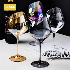 LOULONG Gelas Cangkir Glass Crystal Champagne Wine Rainbow Goblet 580ml - XR1028 - Multi-Color - 2