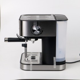 Edoolffe Mesin Kopi Semi Automatic Espresso Italian Coffee Machine 15 Bar - MD-2009 - Silver - 3