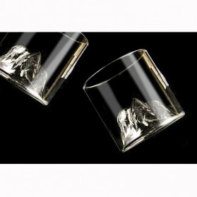 Loveyalty Gelas Whiskey Japanese Style Whiskey Cup Shallow EDO - QJS05212 - Transparent - 3