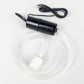 Taffware Pompa Udara Aquarium Fish Tank Oxygenator USB 1 W - AB479 - Black
