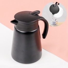 OOTDTY Teko Air Pitcher Thermos Double Wall Vacuum Stainless Steel 880ml - Ody31 - Black