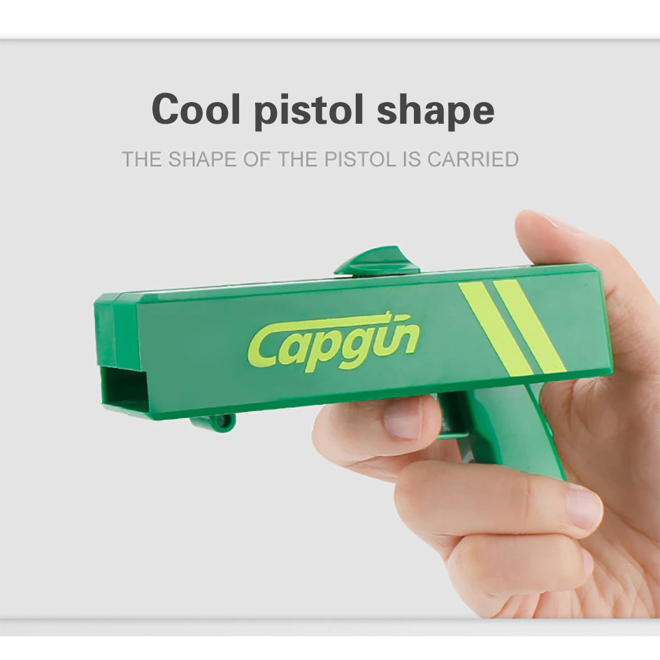 Gambar produk Cap Gun Pembuka Tutup Botol Bottle Opener Shoot Launcher Model Pistol - CPG001