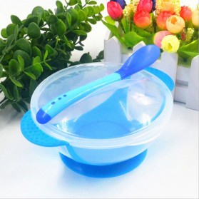 Perlengkapan Bayi - BABIES Mangkuk Makan Bayi Batita Suction Bowl - PP13M - Blue