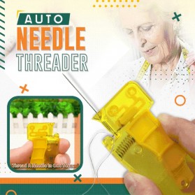 Isfriday Alat Bantu Jahit Auto Needle Threader  Hand Machine - ISY001 - Yellow