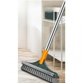 Cleaner Sikat Pembersih Serbaguna 3 in 1 Cleaning Brush Broom Mop Cleaner - UR378 - Green/Yellow