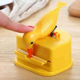 UMI ZHI NENG Kotak Dispenser Tusuk Gigi Model Burung - AK532 - Yellow