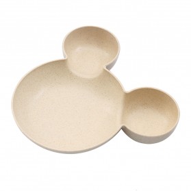 TROSE Piring Makan Balita Anak Mickey Mouse - TR402 - Beige