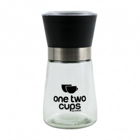 One Two Cups Penggiling Merica Manual Glass Pepper Grinder - M15996 - Black