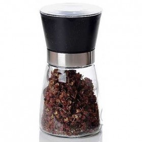 One Two Cups Penggiling Merica Manual Glass Pepper Grinder - M15996 - Black - 2