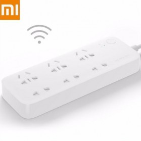 Xiaomi Mi Smart Power Strip Plug Adapter with Remote Control Function - White - 1