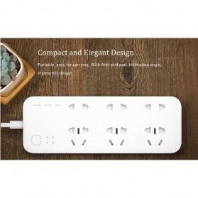 Xiaomi Mi Smart Power Strip Plug Adapter with Remote Control Function - White - 6