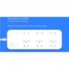 Xiaomi Mi Smart Power Strip Plug Adapter with Remote Control Function - White - 9