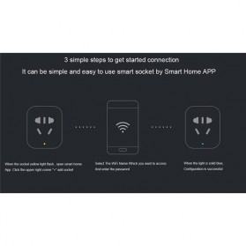 Xiaomi WiFi Smart Socket Smartphone Control - White - 9
